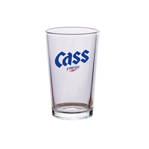定制啤酒杯LOGO韩国CASS啤酒专用杯酒商酒馆专业定制酒杯logo