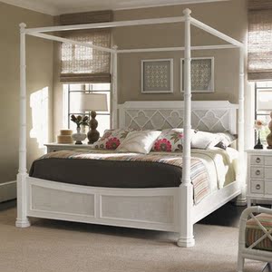 田园风格实木家具卧室床