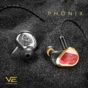 Vision Ears 新旗舰PHonix凤凰VE13大魔王入耳式公模耳机VE8 耳塞