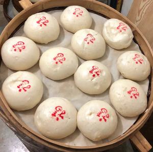 义乌吴店手工福字馒头一份十个装金华特产