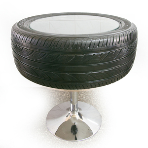 轮胎创意个性定制办公用品家具茶几轮毂简单实用桌椅摆件diy手工