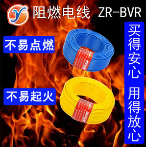 广东胜宇电线电缆国标铜芯阻燃ZR-BVV10/16/25/35平方家装电线