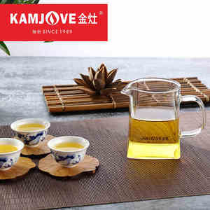kamjove/金灶 公道杯 大号加厚耐热玻璃茶漏泡茶器公杯茶具