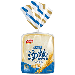 达利园美焙辰汤熟吐司切片面包9天短保400克8片营养早餐代餐