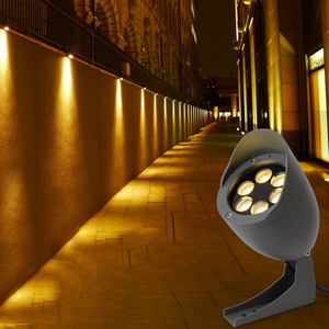 户外壁灯洗墙灯投射灯照树灯防水外墙亮化景观灯可调角度投光灯