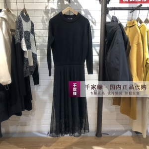 播女装国内代购专柜正品20冬连衣裙 bdn9ld234 能量和花火 1398