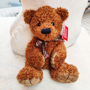 包邮russ软体丝带泰迪熊毛绒公仔玩偶娃娃玩具可爱儿童情人礼物女