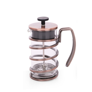 YAMI亚米 华尔兹法压壶 玻璃冲茶器家用咖啡壶 不锈钢滤压壶
