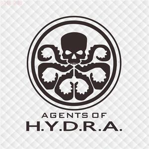 漫威复仇者联盟车贴九头蛇神盾局创意个性汽车车身车门油箱盖贴纸