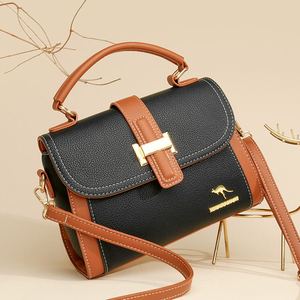 蒂森袋鼠真皮斜挎包2022新款包包时尚女包小包手提单肩包百搭牛皮