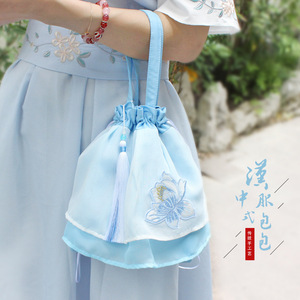 汉元素包包女斜挎古风