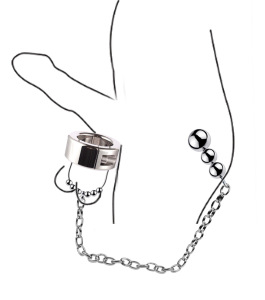 坠蛋器阴囊拉长套环拉伸器束缚器海绵体丁丁锻炼器阴茎负重睾丸夹