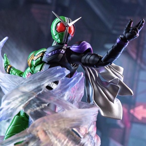 sif假面骑士w 疾风王牌 飓风小丑 疾风金属ko shf真骨雕