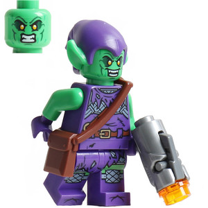 lego 乐高 超级英雄 人仔 sh695 绿魔人 含背包武器 76175 76178