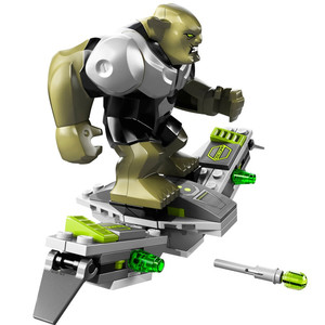 lego 乐高 超级英雄 人仔 sh102 绿魔 原封 选配飞行器 76016