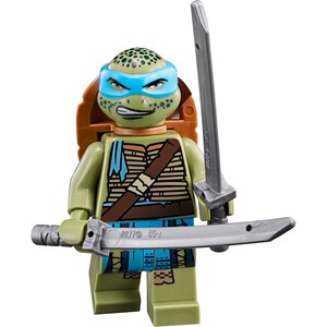 lego 乐高 忍者神龟 电影版 人仔 tnt049 leonardo 配武器 79117