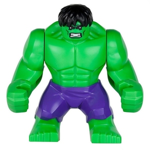 lego 乐高 超级英雄 人仔 绿巨人 hulk sh095 原厂塑封 76018