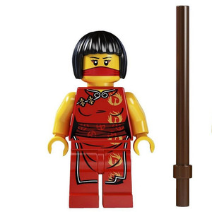 lego 乐高 幻影忍者 人仔 njo012 nya 妮雅 旗袍版 2172 2507 05