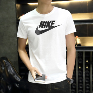 耐克短袖男NikeT恤2023夏季新款男士跑步运动服纯棉半袖AR5005