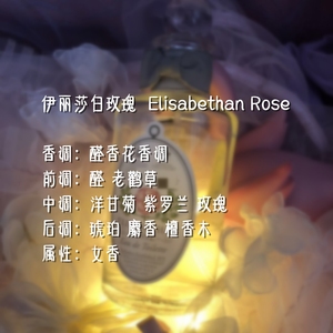 潘海利根伊丽莎白玫瑰elisabethan rose - vintage香水小样试香瓶