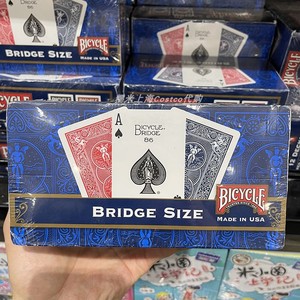costco美国进口bicycle单车专业扑克桥牌创意魔术道具表演窄纸牌
