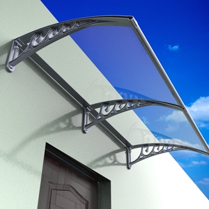 阳台遮雨挡板 窗户防风防雨防晒家用免打孔pvc透明塑料无声雨棚遮