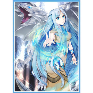 游戏王妹套 动漫卡套 青色眼睛的少女 青眼少女&青眼白龙 卡套牌