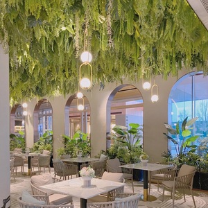 仿真绿植吊顶装饰顶部天花板植物仿真花直播间假花吊顶餐厅棚顶