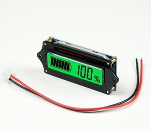 铅酸电瓶汽车电量检测器摩托车电压显示器指示锂电池12V24V36V48V