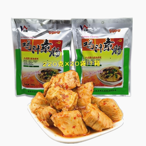 河南滑县土特产220g宏益鸡汁素肠罐头香辣下酒菜开胃面筋手撕素肉