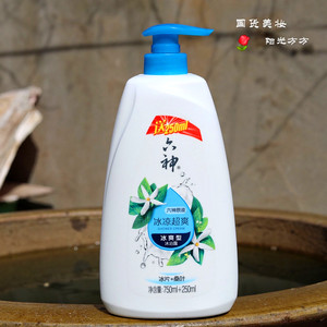老牌国货 六神冰片沐浴露冰凉超爽沐浴乳(送大浴花)