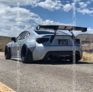 适用于丰田gt86碳纤维尾翼斯巴鲁brz改装火箭兔大尾翼定风翼包围