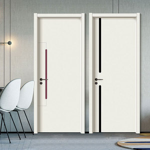 零度简拼室内门时尚干性漆木门生态门简约卧室房间门白色套装门