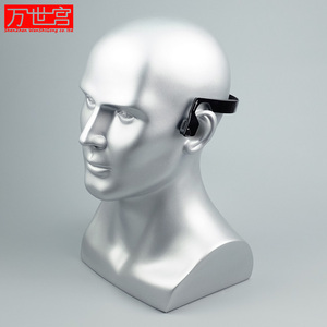 耳机展示VR展示 头围59cm口罩头模 模特头 假人头 骨骼传感耳机架