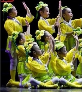 六一小荷风采明日之歌舞蹈演出服儿童表演服装幼儿三字经古装书童