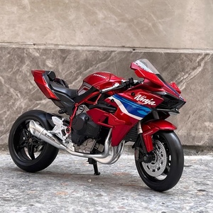 川崎h2r模型1/12仿真合金zx10r 大牛 z1000 z900玩具摩托车摆件