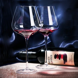 勃艮第水晶红酒杯创意欧式高脚杯无铅玻璃勃艮地萄酒杯家用洋酒杯