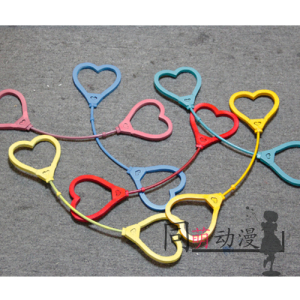 v家vocaloid 恋爱哲学 初音miku 黑兔子 cos道具 心形爱心手铐