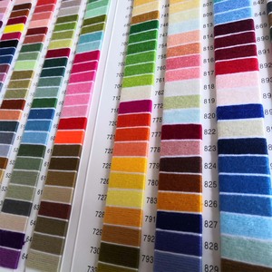 十字绣真线色卡 标准色 dmc色号通用线卡447种颜色对照表包邮