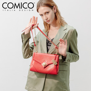 COMICO/高美高女款包包商场同款2024春夏新款淑女单肩斜挎包C8248