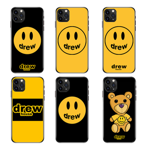 贾斯汀比伯潮牌笑脸drewhouse手机壳适用iphone12promax苹果12min