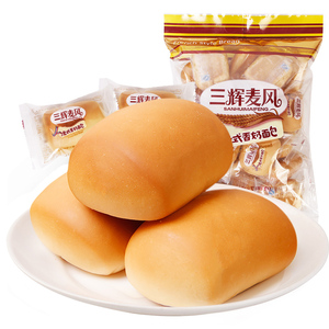 三辉麦风法式香奶法式小面包450gx4袋 早餐西式糕点零食品