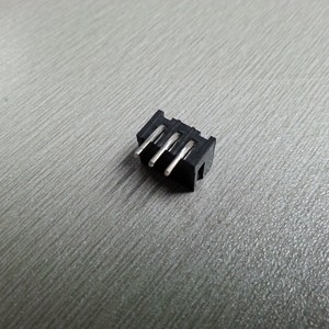 间距2.5mm 252黑色接线座 弯针3PIN位 条形连接器 PCB板针座
