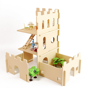儿童玩具别墅屋大房子木制