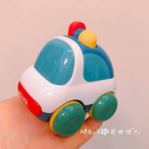 Toyroyal日本皇室宝宝迷你警车卡车婴儿健身惯性小汽车玩具1-2岁