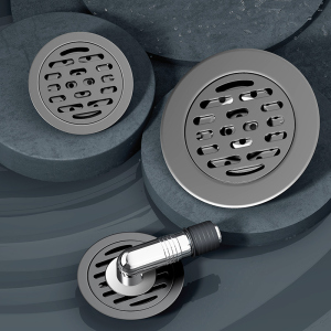 不锈钢圆形地漏加厚浴室大排量防虫臭老式卫生间改造下水道地漏盖