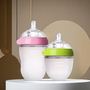 韩国Como tomo可么多么新生硅胶奶瓶防胀气全硅胶奶瓶150ml+250ml