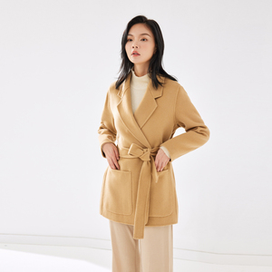 诗织羊毛大衣女