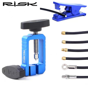 RISK自行车油针安装工具油管顶入器截管器油碟五线体置入T头压入