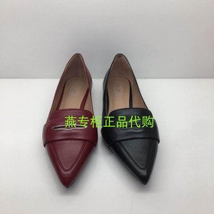 国内代购专柜正品汤普新款平跟尖头女单鞋106450l支持验货
